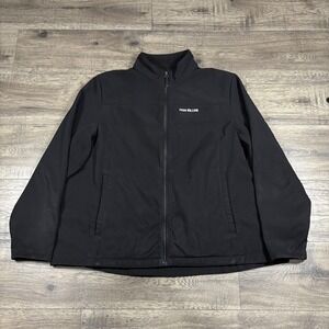 Food Lion Jacket Mens 3XL Black Softshell Full Zip Fleece Lined Workwear Logo